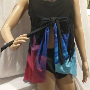 SUMMER SALE ! Two - piece Tankini wit skirt cover up   NWOT  size LX